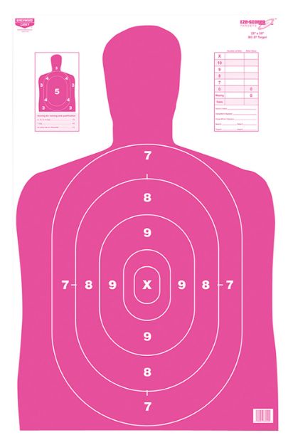 Picture of Birchwood Casey 37040 EZE-Scorer BC-27 Silhouette Paper Target 23" x 35" 100 Per Pkg