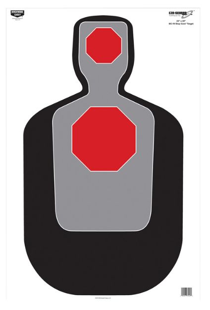 Picture of Birchwood Casey 37043 EZE-Scorer BC-19 Silhouette Paper Target 23" x 35" 100 Per Pkg