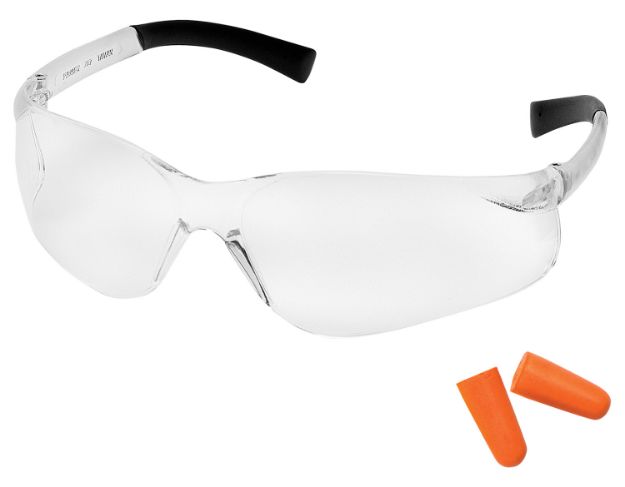 Picture of Pyramex PYS2510SNDP Mini ZTEK Combo Youth Women Clear Lens Polycarbonate Wraparound