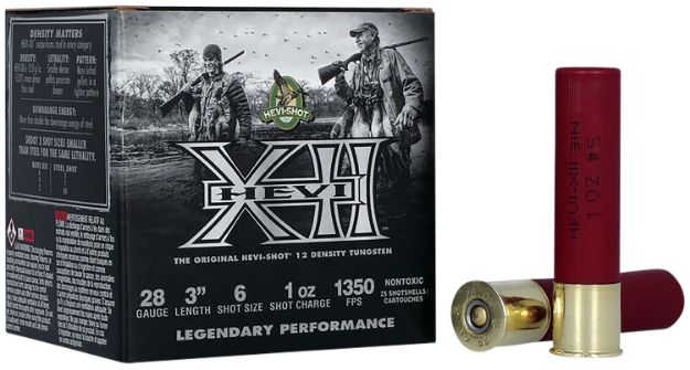 Picture of HEVI-Shot HS53286 HEVI-XII  28Gauge 3" 1oz Tungsten 6Shot 25 Per Box/10 Case