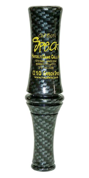 Picture of Haydel's Game Calls CS10 Carbon Speck  Open Call Single Reed Specklebelly Sounds Attracts Geese Black Carbon