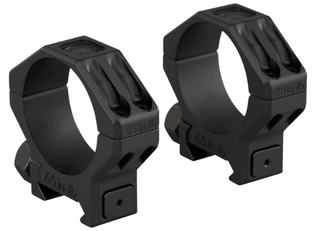 Picture of Sig Sauer Electro-Optics SOA65004 Alpha 6 Scope Ring Set Black Stainless Steel 35mm Tube High