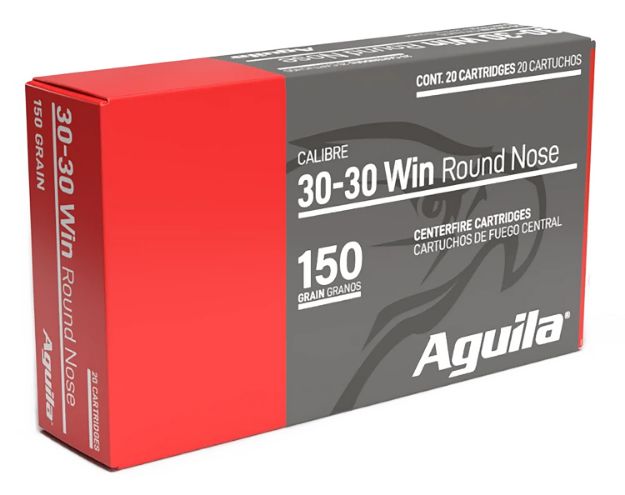 Picture of Aguila 80801AG   30-30Win 150gr InterLock Boat Tail Soft Point 20 Per Box/10 Case