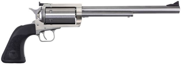 Picture of Magnum Research BFR30306 BFR  30-30 Win 6rd 10" Stainless Rifled Steel Barrel, Brushed Stainless Cylinder, Stainless Steel Frame, Black Hogue Rubber Grip, Exposed Hammer