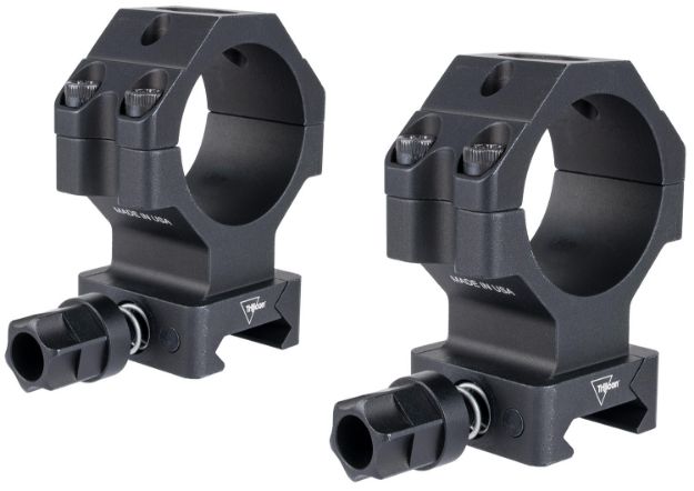 Picture of Trijicon AC22075 Scope Rings with Q-LOC Technology  Matte Black  35mm  Extra High