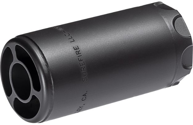 Picture of SureFire WARDEN1/2-28-BK Warden  5.56mm/7.62mm 1/2"x28 Stainless Steel Black Cerakote