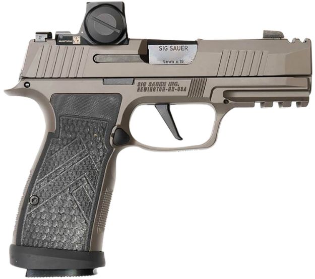 Picture of Sig Sauer 365AXGCA9LEGIONRXX P365 AXG Legion ROMEO-X 9mm 17+1 3.10" Compact Frame Legion Gray Cerakote Stainless Steel Slide G-10 Grip