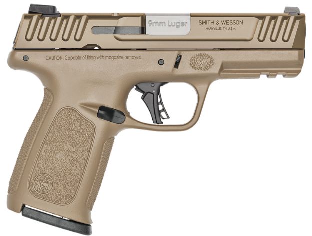 Picture of Smith & Wesson 14371 SD9 2.0  9mm Luger 16+1 4" FDE Compact Frame Stainless Steel Slide Textured Grip