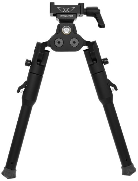 Picture of Warne 7922M Skyline Pro Bipod  Black Anodized ARCA Interface Head with Lite Legs