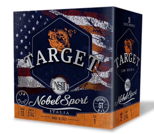 Picture of Nobel/eurosports Llc ANSLR19 Target Low Recoil 12Gauge 2.75" 1oz 9Shot 25 Per Box/10Case