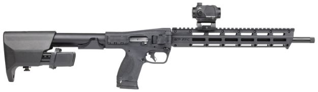 Picture of Smith & Wesson 14377 M&P FPC  9mm Luger 23+1 16.25" Black Oxide Black Anodized Receiver 15" M-LOK Handguard Polymer Stock M&P w/Interchangeable Palmswells Grip