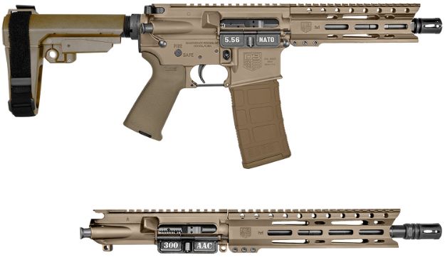 Picture of Diamondback DB195AK061 DB15  5.56/300BLK 30rd 7"/10" Black Nitride Flat Dark Earth Flat Dark Earth Magpul Grip