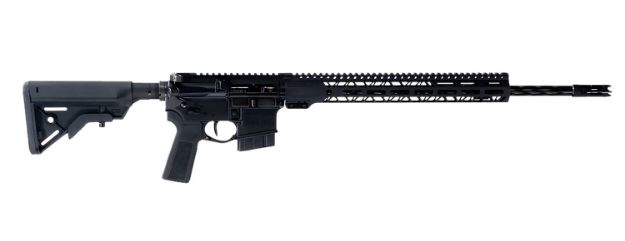 Picture of Faxon Firearms FX22A320   22 ARC 20" Black Nitride Flame Fluted Barrel 15" M-LOK Handguard Magpul MOE Grip