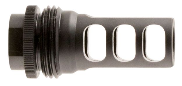 Picture of SilencerCo AC1733 ASR Muzzle Brake Black Steel with 5/8"-24 tpi Threads for 458 Cal