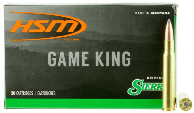 Picture of HSM 300640N Game King  30-06 Springfield 165 gr Sierra GameKing Spitzer Boat Tail 20 Per Box/ 20 Case