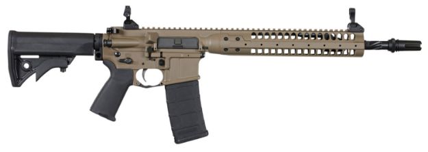 Picture of LWRC ICR5PBC14PSP Individual Carbine SPR 5.56x45mm NATO 14.70" 30+1 Patriot Brown, Black Adjustable Stock, Magpul MOE+ Grip