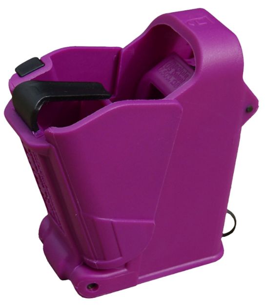 Picture of Maglula UP60PR UpLULA Loader & Unloader Double & Single Stack Style made of Polymer with Purple Finish for 9mm Luger, 45 ACP Pistols