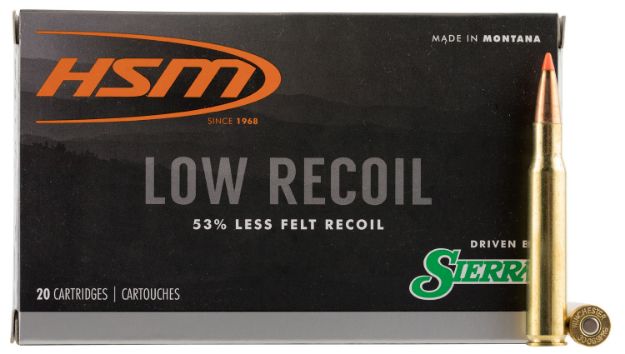 Picture of HSM 300642N Low Recoil  30-06 Springfield 150 gr Orange Polymer Tip 20 Per Box/ 20 Case