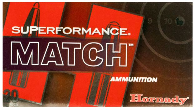 Picture of Hornady 80963 Superformance Match 308Win 168gr Extremely Low Drag Match 20 Per Box/10 Case