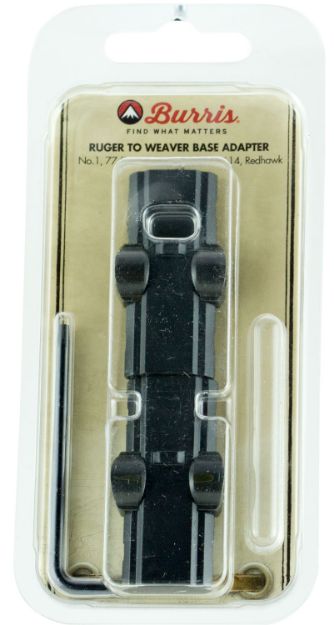 Picture of Burris 410991 Ruger-to-Weaver Base Adapter  Matte Black