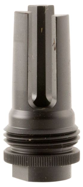 Picture of SilencerCo AC1570 ASR Flash Hider Black Steel with 1/2"-28 tpi Threads for 9mm