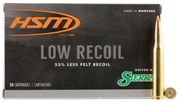 Picture of HSM 27014N Low Recoil  270 Win 130 gr Orange Polymer Tip 20 Per Box/ 20 Case