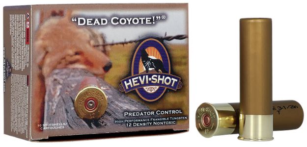 Picture of HEVI-Shot HS43035 Dead Coyote  12Gauge 3.50" 1 5/8oz TungstenT Shot 10 Per Box/10 Case