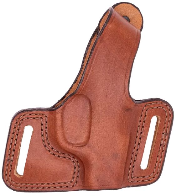 Picture of Bianchi 12839 Black Widow  OWB Size 02 Tan Leather Belt Slide Fits Ruger Security-Six Fits S&W K Frame 2-4" Right Hand