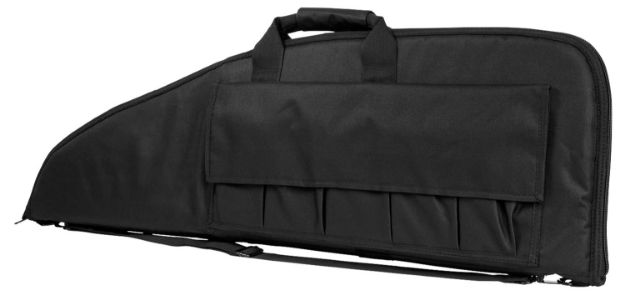 Picture of NcStar CV290738 VISM Rifle Case w/ Double Zippers ID Holder Foam Padding & Black Finish