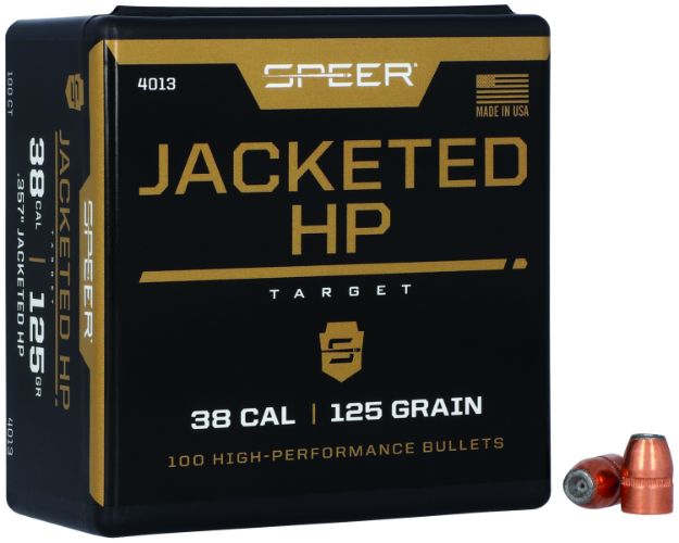 Picture of Speer 4013 Handgun  38Cal 125gr Jacketed Hollow Point 100 Per Box/5 Case