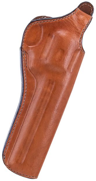 Picture of Bianchi 12696 Cyclone  OWB Tan Leather Fits 6"  Colt/Ruger/S&W & Similar L Frame Taurus; Wesson Belt Loop Mount Right Hand