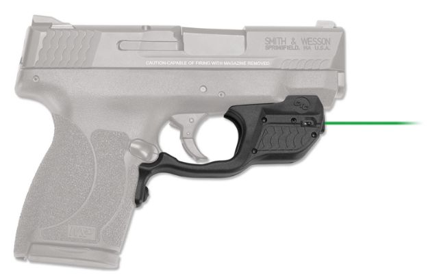 Picture of Crimson Trace 01-5580-1 LG-485G Green Laserguard  Black Smith & Wesson M&P Shield .45 ACP