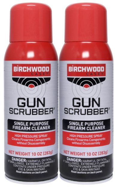 Picture of Birchwood Casey 33304 Gun Scrubber Aerosol Combo 10 oz. Aerosol Can 2 Pack