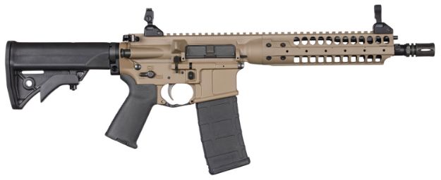 Picture of LWRC ICA5R5CK16CA Individual Carbine A5 *CA Compliant 5.56x45mm NATO 16.10" 10+1 Flat Dark Earth Cerakote Black Adjustable Stock Black Polymer Grip