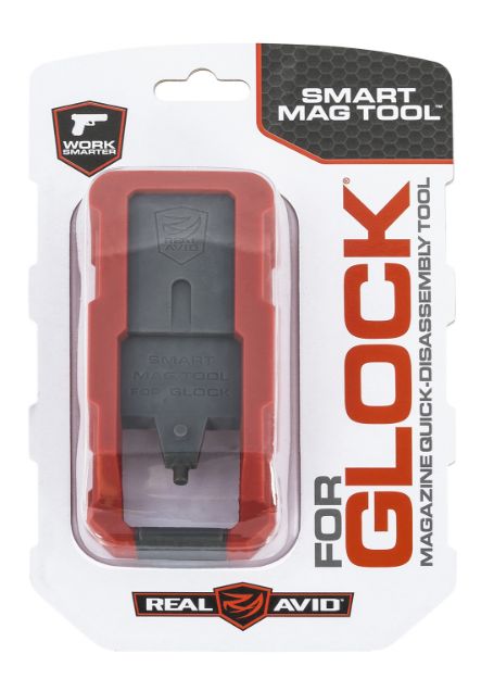 Picture of Real Avid AVGLOCKMT Smart Mag Tool  Compatible w/Glock, Gray/Red Plastic