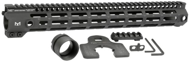 Picture of Midwest Industries MIG4M15 Tactical G4M Handguard AR-15 Black Hardcoat Anodized Black 15' 6061-T6 Aluminum M-LOK