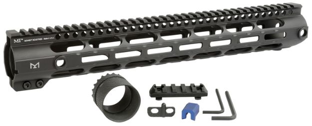 Picture of Midwest Industries MICRL30815  Combat Handguard AR-308/LR-308 Black Hardcoat Anodized 15" 6061-T6 Aluminum