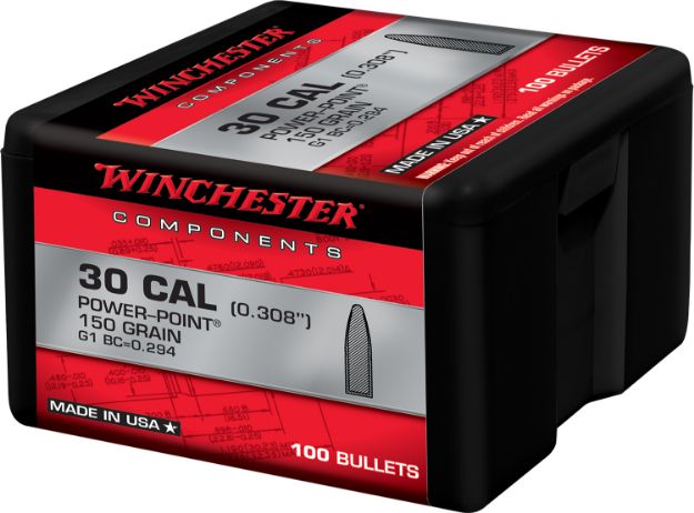 Picture of Winchester Ammo WB30PP150X Centerfire Rifle  30Cal 150gr Power Point 100 Per Box/10 Case