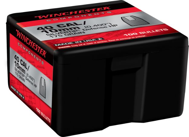 Picture of Winchester Ammo WB40ST175X Centerfire Handgun Reloading 40S&W 175gr Silvertip Hollow Point 100 Per Box/10 Case