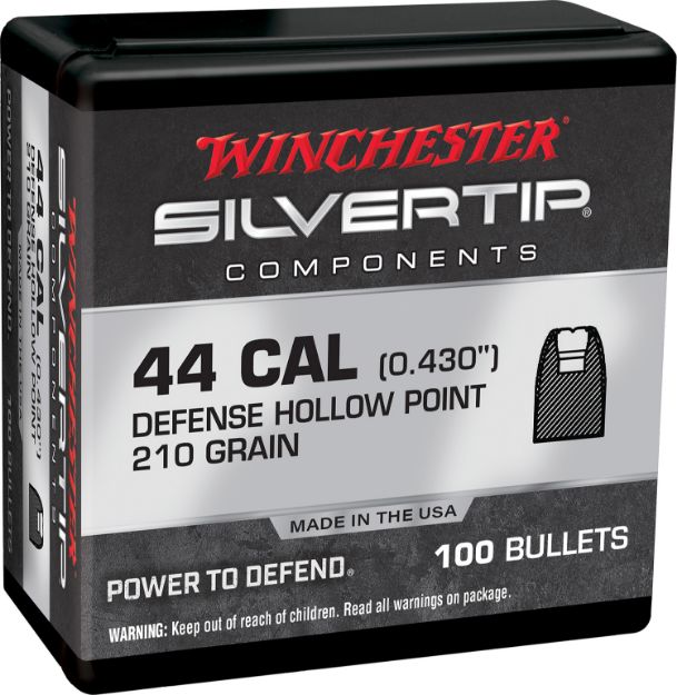 Picture of Winchester Ammo WB44ST210X Centerfire Handgun Reloading 44Mag 210gr Silvertip Hollow Point 100 Per Box/10 Case