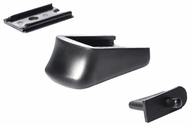 Picture of Mec-Gar F42090SET Finger Rest Set  made of Polymer & Steel with Blued Finish for Walther PP, PPK & PPK/S Magazines