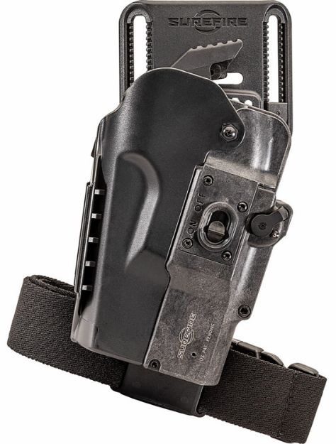 Picture of SureFire HD1RPRO Masterfire Rapid Deploy OWB Black Polymer Belt Right Hand