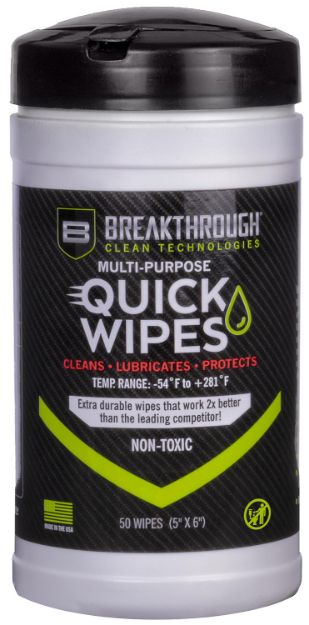 Picture of Breakthrough Clean BTCLPQW50 Quick Wipes  5" x 6"  50 Count