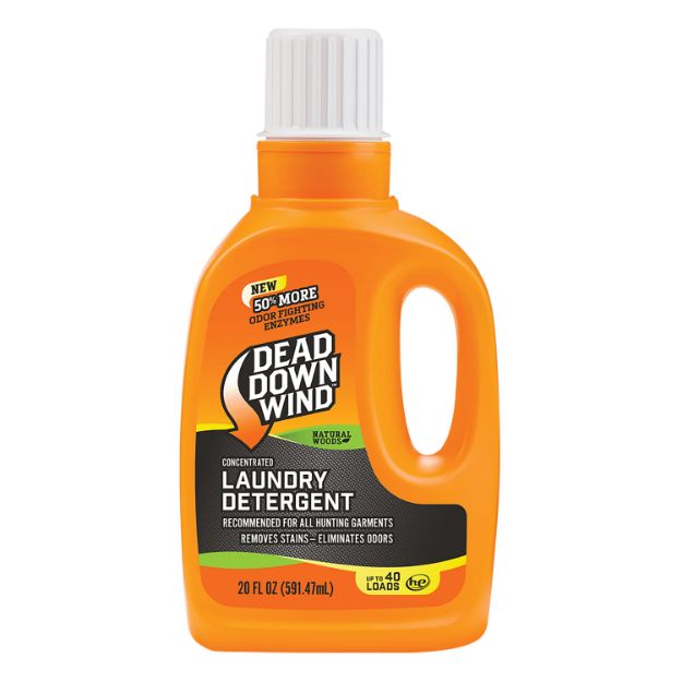 Picture of Dead Down Wind 1192018 Laundry Detergent  Odor Eliminator Natural Woods Scent 20 oz Jug