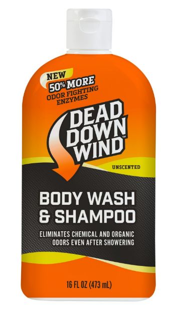 Picture of Dead Down Wind 121618 Shampoo/Body Wash  Odor Eliminator Unscented Scent 16 oz