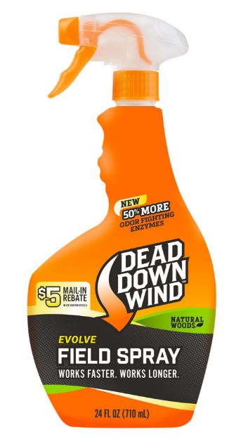 Picture of Dead Down Wind 1392418 Evolve Field Spray  Cover Scent Natural Woods Scent 24 oz Trigger Spray