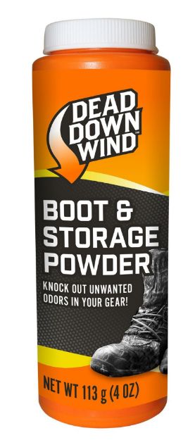 Picture of Dead Down Wind 1215N Boot Powder  Odor Eliminator Unscented Scent Cornstarch/Talc 4 oz