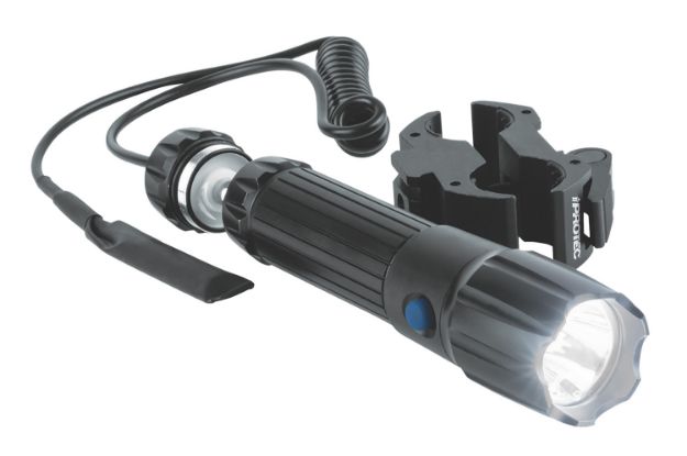 Picture of iProtec 6105 LG110LR Shotgun Light/Laser Combo  Black Anodized Red Laser 110 Lumens White Light