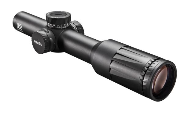 Picture of Eotech VDU16FFSR2 Vudu FFP Black Anodized 1-6x24mm 30mm Tube Illuminated SR2 MOA Reticle Features Throw Lever