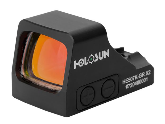 Picture of Holosun HE507KGRX2 507  Black Anodized 1 x 0.58" x 0.77" 2 MOA Green Dot/32 MOA Circle Multi Reticle